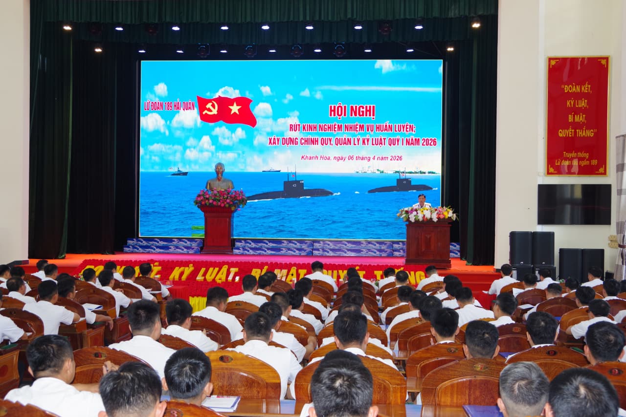 Lữ đoàn 189 nâng cao chất lượng huấn luyện, xây dựng chính quy, quản lý kỷ luật