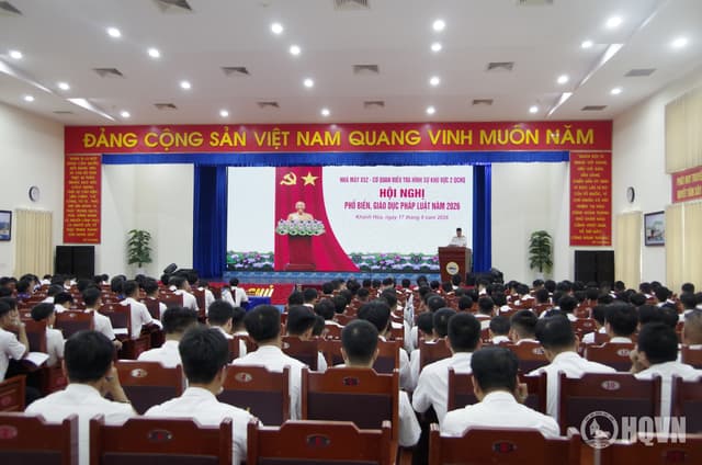 Nhà máy X52: Phối hợp phổ biến, giáo dục pháp luật năm 2026