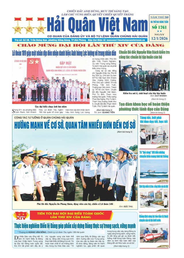 Báo in Hải quân số 1761