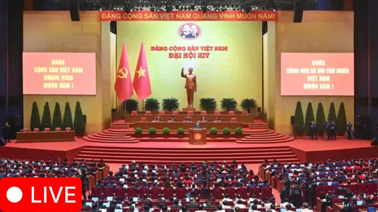 Tiếp sóng truyền hình trực tiếp: Phiên khai mạc Đại hội đại biểu toàn quốc lần thứ XIV của Đảng