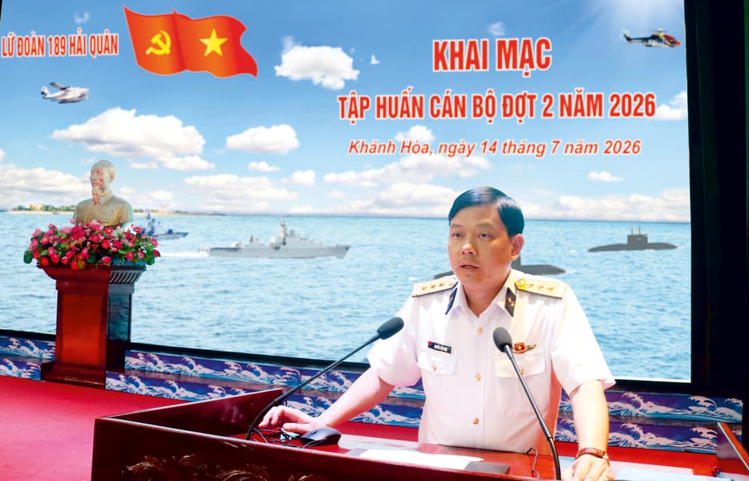 Lữ đoàn 189 tập huấn cán bộ đợt 2 năm 2026