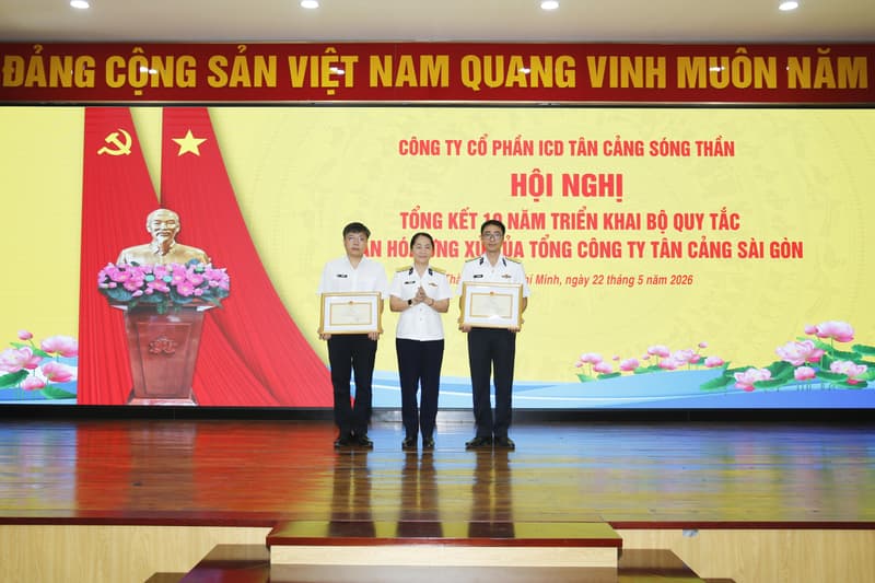 Công ty CP ICD Tân cảng Sóng Thần: Tổng kết 10 năm thực hiện Bộ quy tắc văn hóa ứng xử Tân cảng Sài Gòn