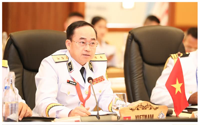 Phó Đô đốc Trần Thanh Nghiêm dự Hội nghị Tư lệnh Hải quân các nước ASEAN lần thứ 19
