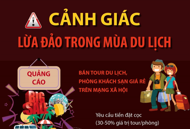 Cảnh báo chiêu trò lừa đảo tour du lịch giá rẻ dịp lễ 30/4