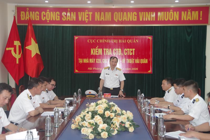 Kiểm tra hoạt động CTĐ, CTCT tại Nhà máy X28