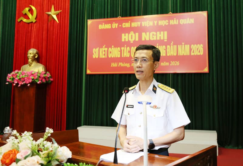 Viện Y học Hải quân hoàn thành tốt nhiệm vụ 6 tháng đầu năm 2026