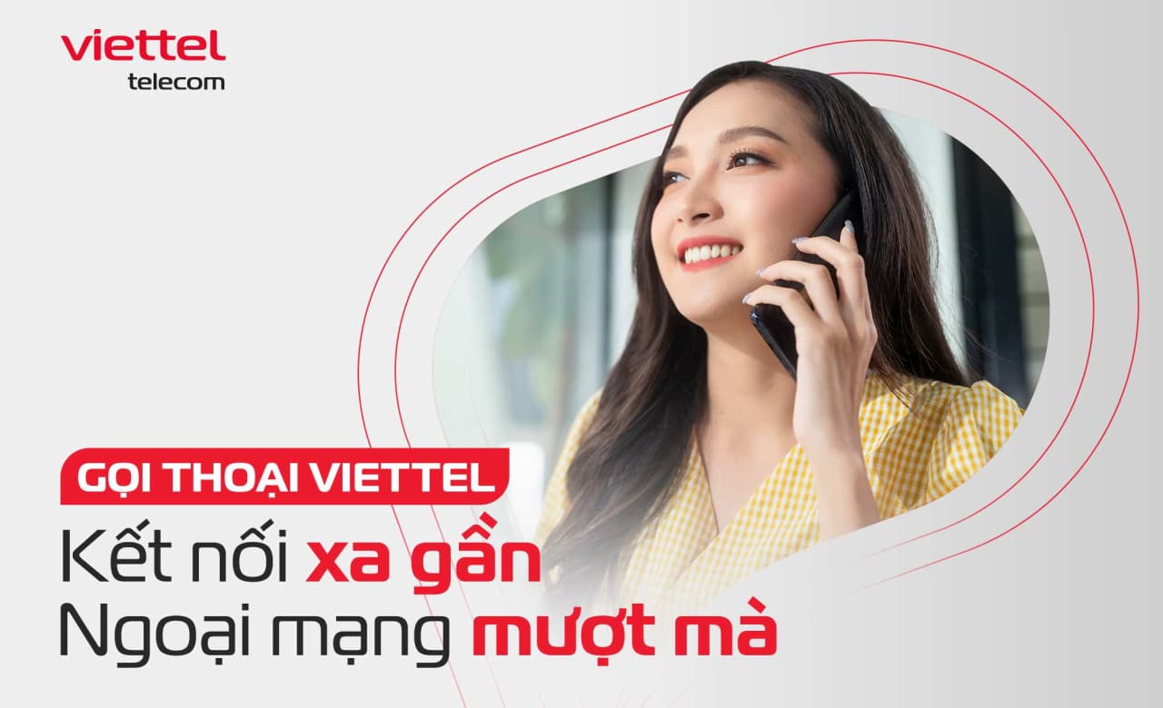 12 gói cước gọi ngoại mạng Viettel miễn phí từ 5 phút