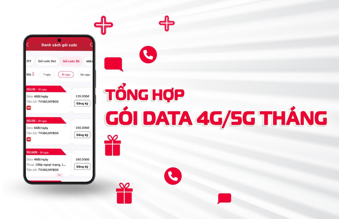 [Cập nhật 2025] Tổng hợp các gói 5G Viettel mới nhất