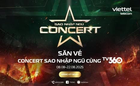 Cơ hội săn vé concert Sao nhập ngũ “All Stars” miễn phí trên TV360