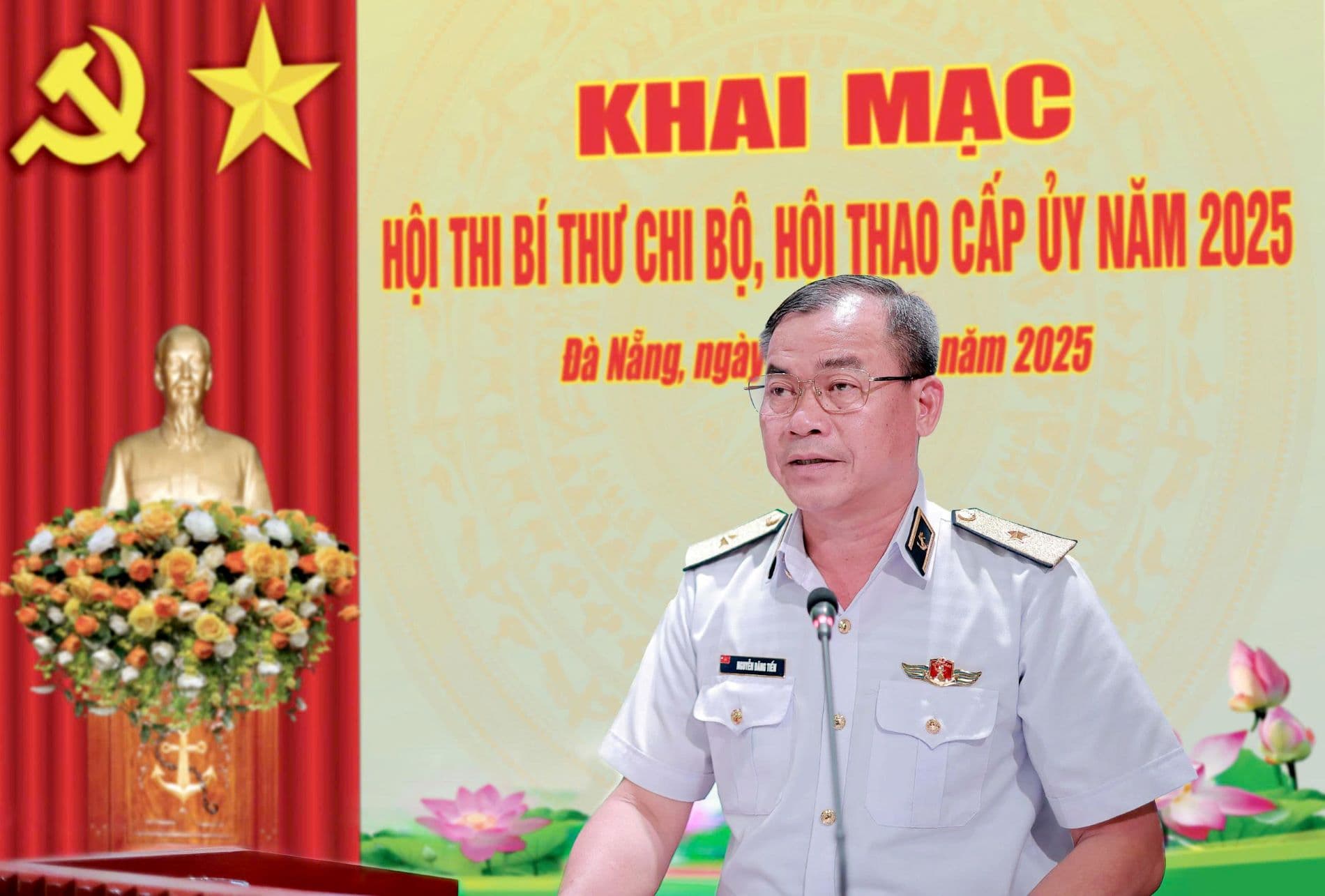 Vùng 3 Hải quân khai mạc hội thi bí thư chi bộ, hội thao cấp ủy năm 2025
