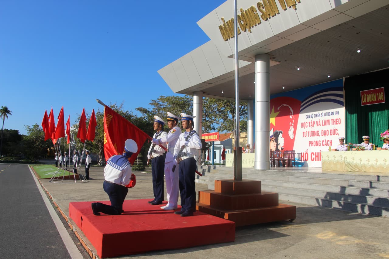 Lữ đoàn 146 tổ chức Lễ tiễn quân nhân hoàn thành nghĩa vụ quân sự năm 2026