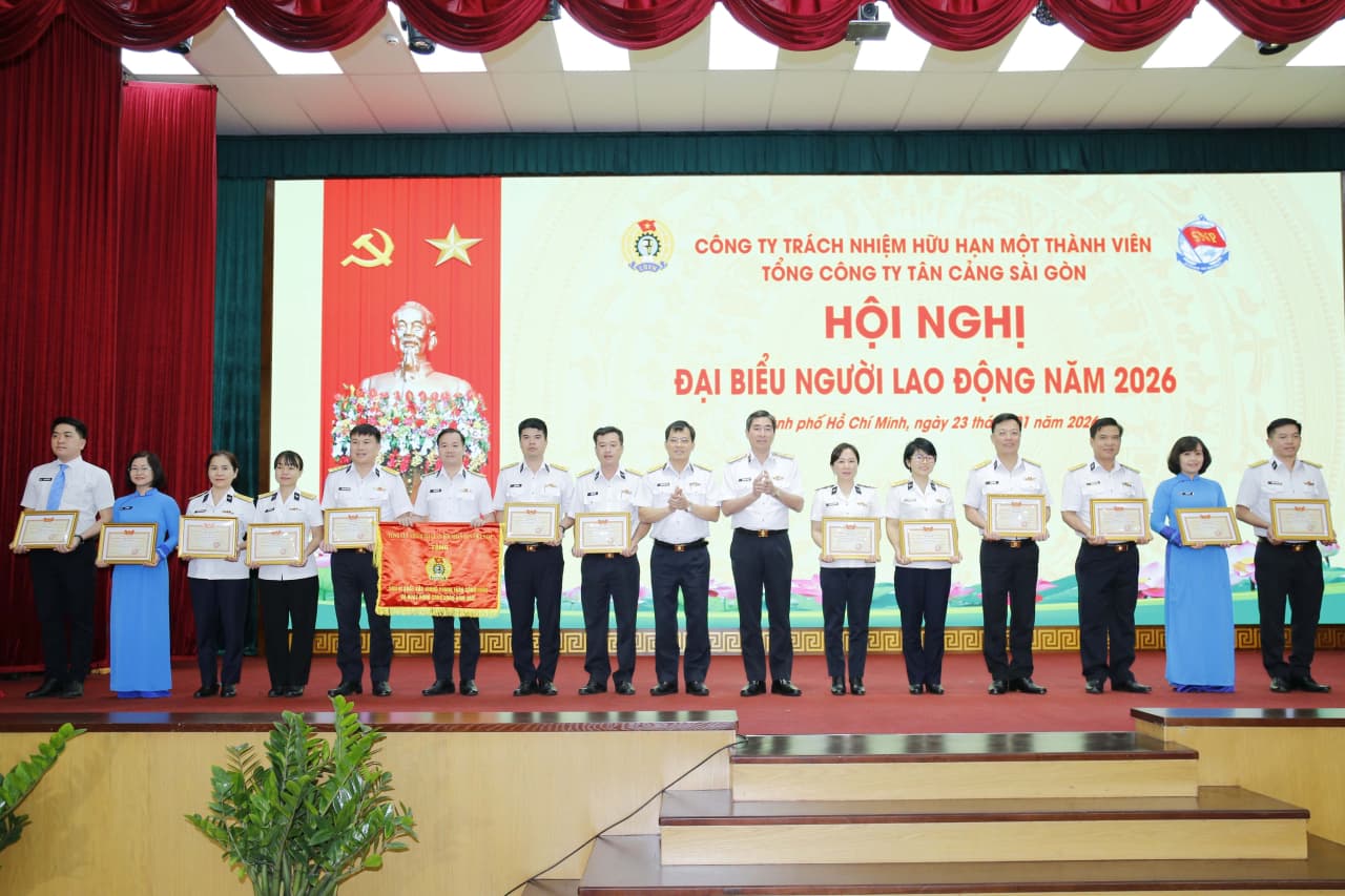 Tổng công ty Tân cảng Sài Gòn: Hội nghị đại biểu người lao động năm 2026