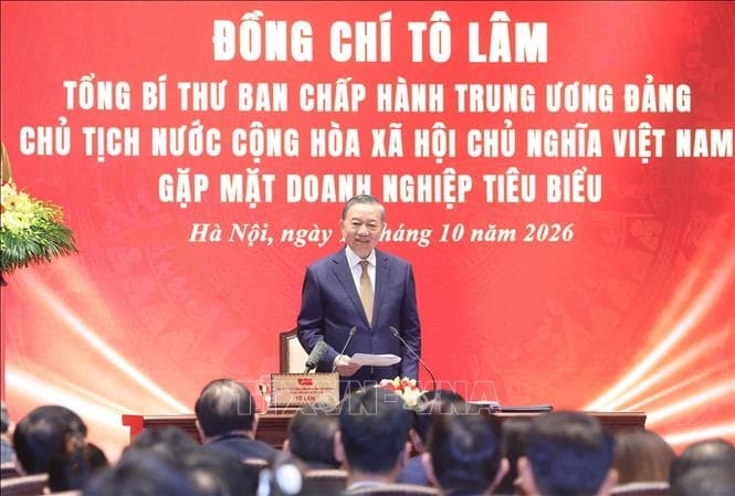 Tổng Bí thư, Chủ tịch nước Tô Lâm: Doanh nghiệp vững mạnh góp phần bồi đắp sức mạnh quốc gia