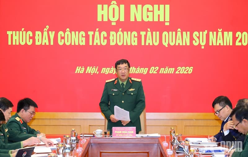 Thượng tướng Phạm Hoài Nam: Tiếp tục triển khai nghiên cứu, thiết kế, đóng mới tàu quân sự