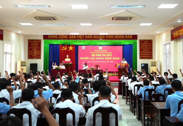 Công ty TNHH MTV Hải Bình tổ chức Hội nghị đại biểu người lao động