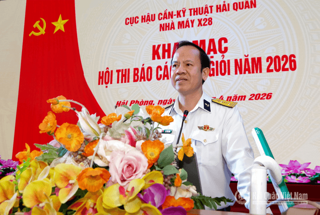 Nhà máy X28: Đưa Nghị quyết Đại hội XIV của Đảng vào cuộc sống qua Hội thi Báo cáo viên