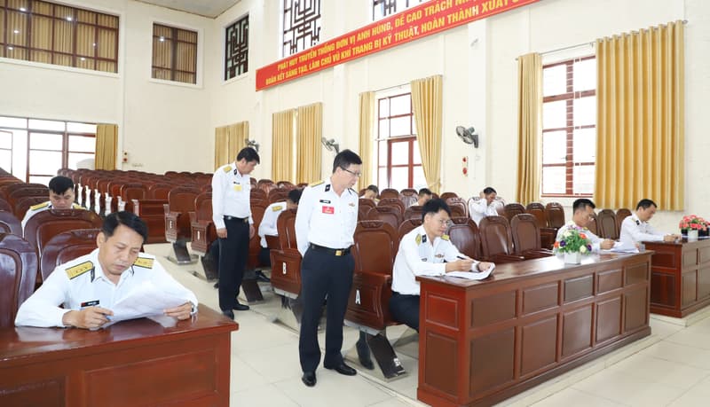 Bộ Tham mưu Hải quân khai mạc Hội thi cán bộ giảng dạy chính trị, báo cáo viên giỏi