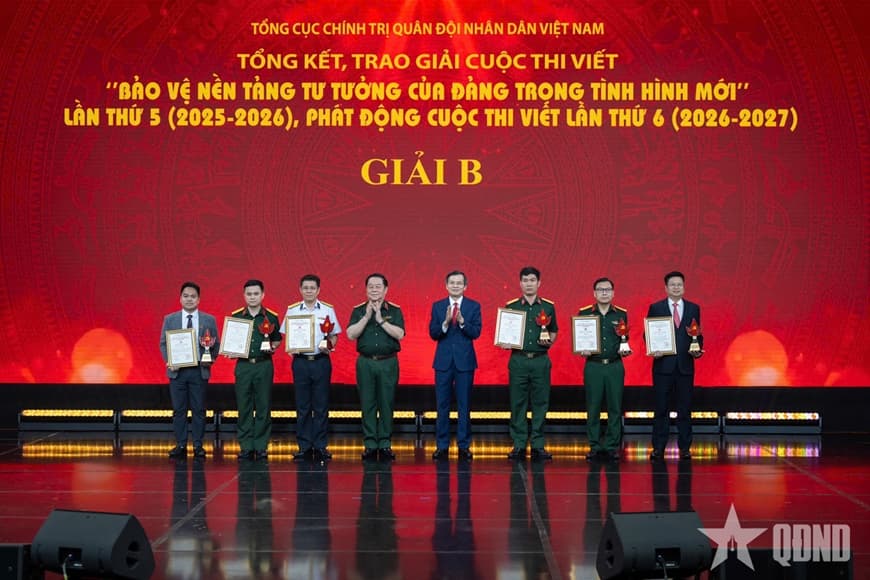 Tổng kết và trao giải Cuộc thi viết “Bảo vệ nền tảng tư tưởng của Đảng trong tình hình mới” lần thứ 5 (2025-2026), phát động Cuộc thi viết lần thứ 6 (2026-2027)