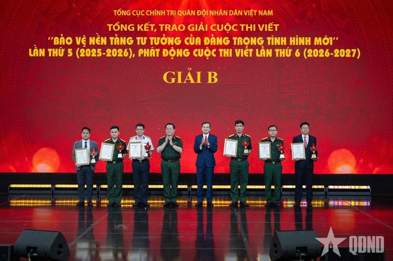 Tổng kết và trao giải Cuộc thi viết “Bảo vệ nền tảng tư tưởng của Đảng trong tình hình mới” lần thứ 5 (2025-2026), phát động Cuộc thi viết lần thứ 6 (2026-2027)