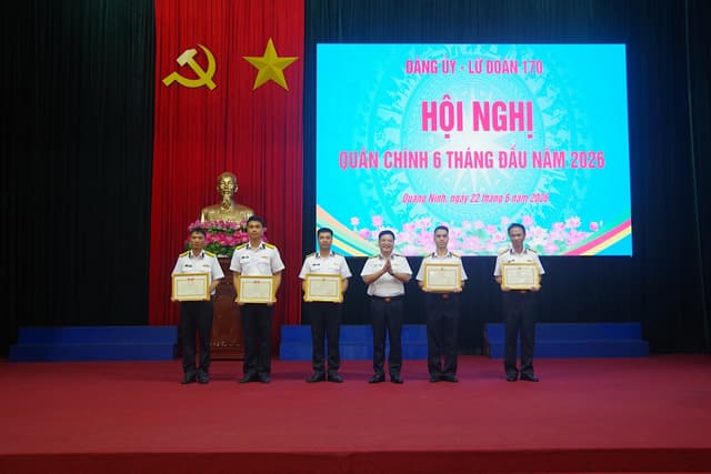 Lữ đoàn 170 hoàn thành tốt nhiệm vụ 6 tháng đầu năm 2026