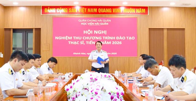 Học viện Hải quân nghiệm thu chương trình đào tạo thạc sĩ, tiến sĩ