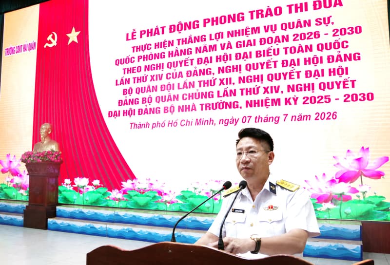 Trường Cao đẳng Kỹ thuật Hải quân phát động phong trào thi đua