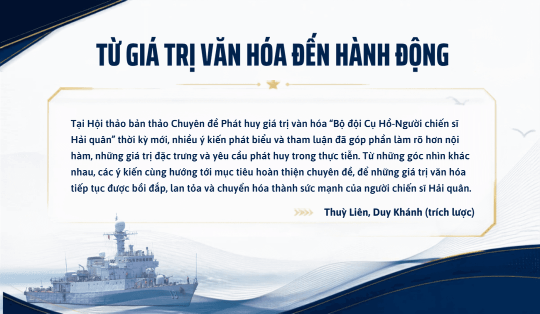 Từ giá trị văn hoá đến hành động