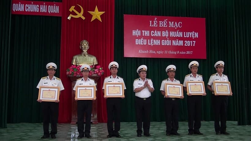 Bế mạc Hội thi cán bộ huấn luyện điều lệnh giỏi năm 2017