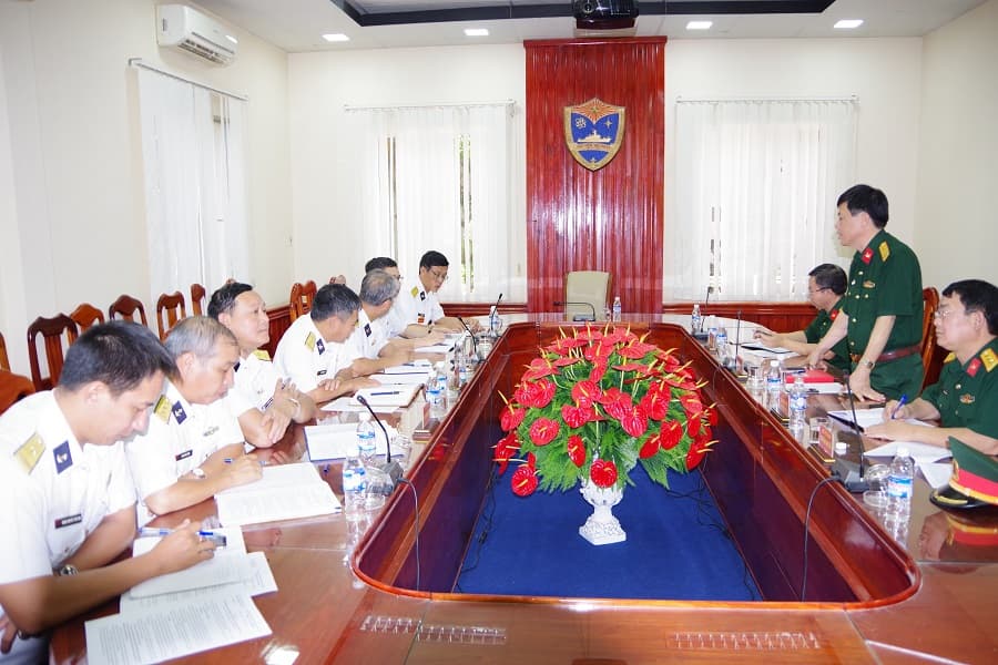 Cục Quân nhu kiểm tra Học viện Hải quân về xã hội hóa nuôi dưỡng bộ đội năm 2018