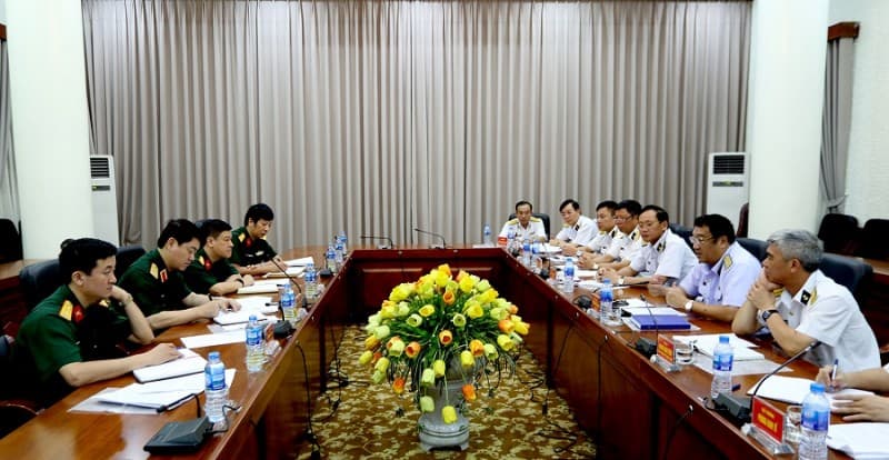 Cục Kinh tế, Bộ Quốc phòng làm việc với Bộ Tư lệnh Hải quân