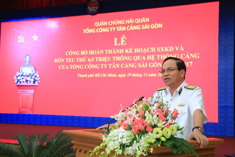 Tổng công ty Tân cảng Sài Gòn: Công bố hoàn thành kế hoạch sản xuất kinh doanh năm 2017 và đón Teu thứ 6,5 triệu