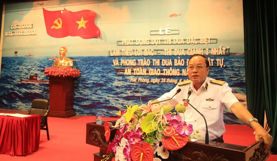 Cơ quan Bộ Tư lệnh Hải quân: Phát động đợt thi đua đặc biệt “Làm theo lời Bác - Thi đua giành 3 nhất”