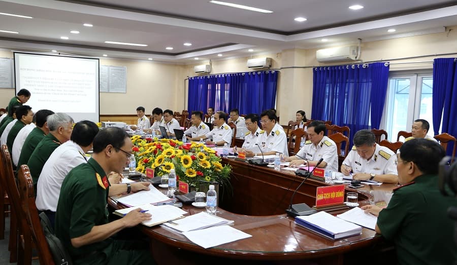 Đánh giá, nghiệm thu kết quả nghiên cứu đề tài: “Nghiên cứu, phát huy giá trị văn hóa giữ nước Việt Nam trong bảo vệ chủ quyền biển, đảo thời kì mới của QĐND Việt Nam”