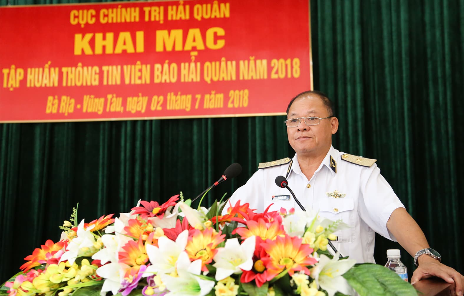Tập huấn Thông tin viên Báo Hải quân năm 2018