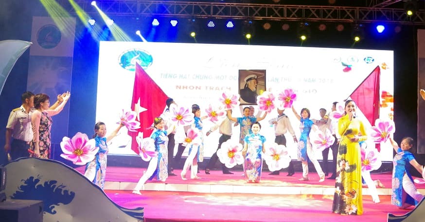 Căn cứ 696 tham gia Liên hoan tiếng hát "Chung một dòng sông" lần thứ 19