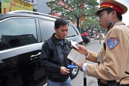 Được sử dụng Giấy đăng ký photo khi lái xe