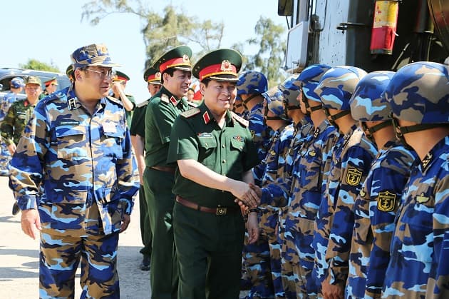 Bộ Quốc phòng kiểm tra toàn diện công tác huấn luyện, sẵn sàng chiến đấu của Quân chủng Hải quân