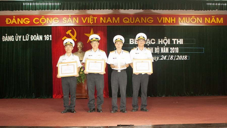 Đảng ủy Lữ đoàn 161, Vùng 3 Hải quân: Hội thi Bí thư chi bộ năm 2018