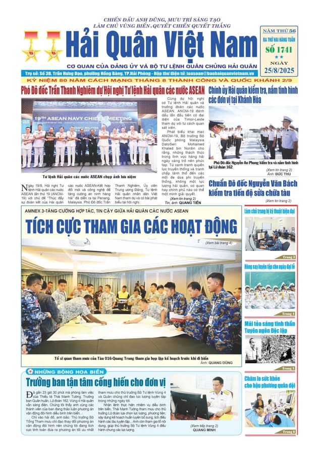 Báo in Hải quân số 1741