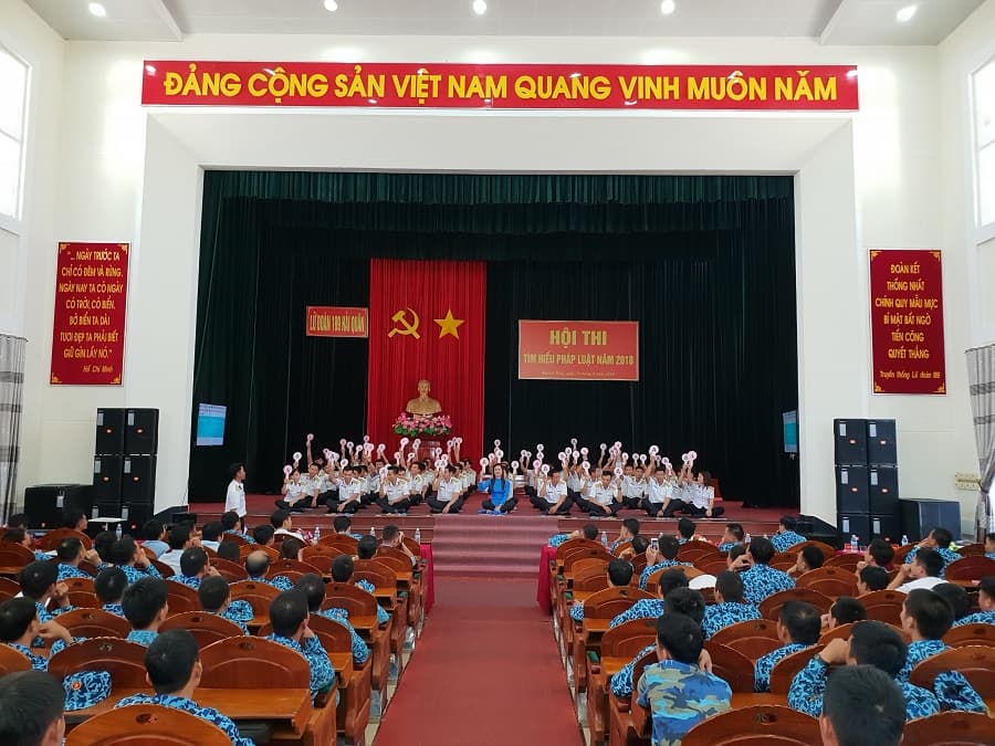 Lữ đoàn tàu ngầm 189 Hải quân: Hội thi tìm hiểu pháp luật năm 2018