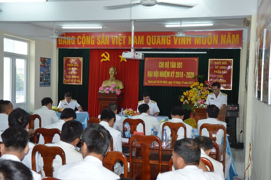 Chi bộ Tàu 501, Đảng bộ Lữ đoàn 125 Đại hội nhiệm kỳ 2018-2020