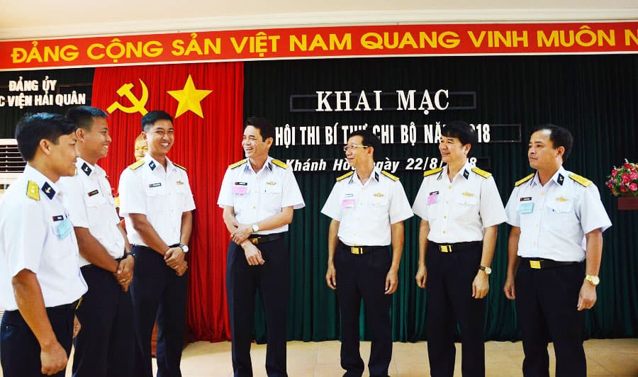 Học viện Hải quân: Hội thi Bí thư chi bộ năm 2018