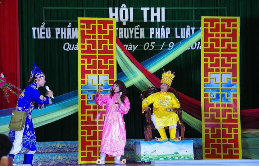 Hội thi tiểu phẩm tuyên truyền pháp luật