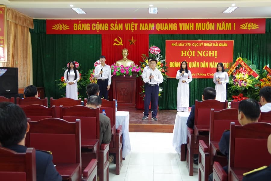 Nhà máy X70: Hội nghị đoàn kết quân, dân năm 2018