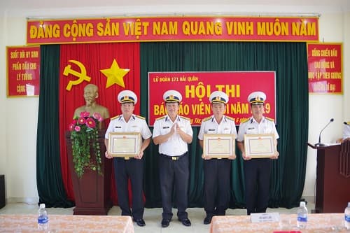 Lữ đoàn 171: Bế mạc Hội thi Báo cáo viên giỏi năm 2019