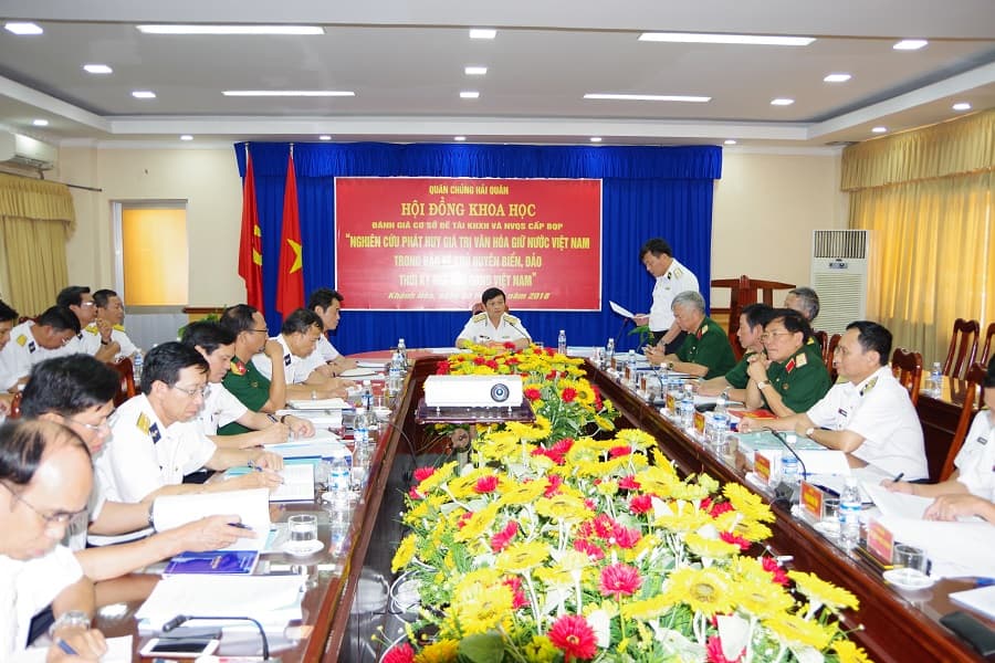Quân chủng Hải quân: Tổ chức đánh giá cấp cơ sở đề tài cấp Bộ Quốc phòng