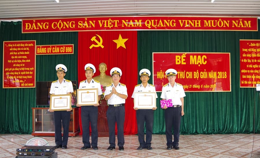Căn cứ 696 tổ chức Hội thi bí thư chi bộ năm 2018