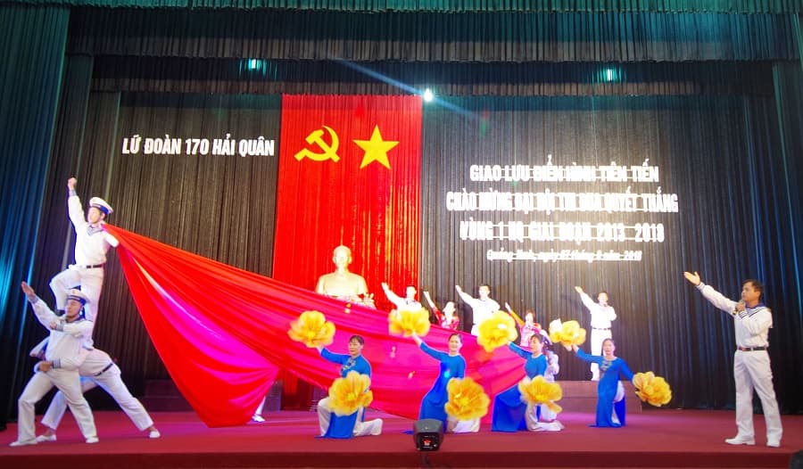 Lữ đoàn 170 giao lưu điển hình tiên tiến