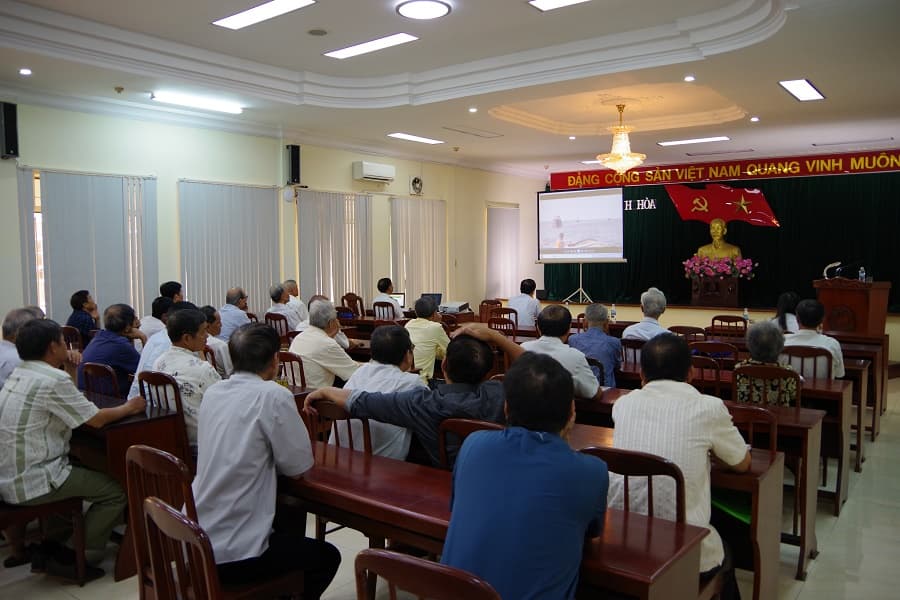 Học viện Hải quân: Thông tin về biển, đảo cho 65 cán bộ hưu trí tỉnh Khánh Hòa