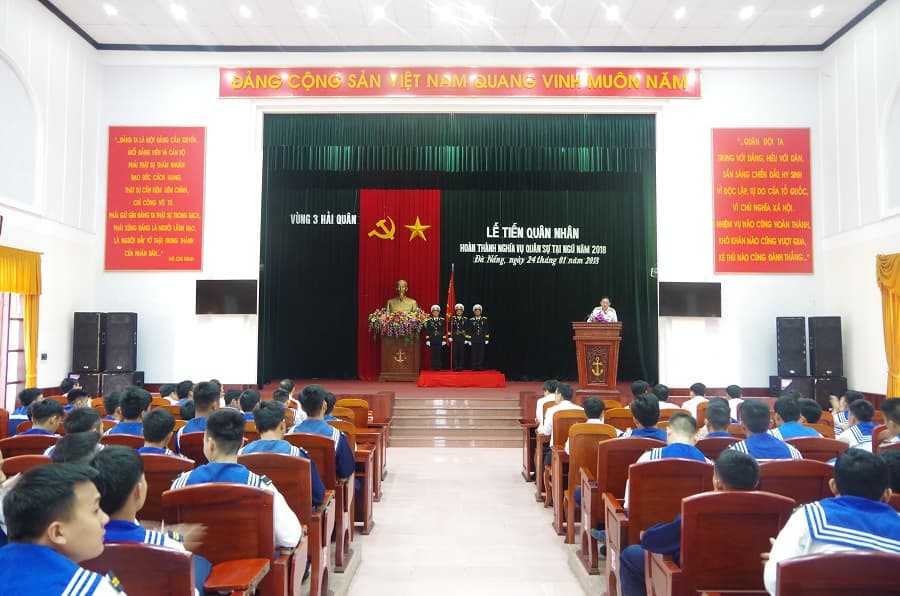 Vùng 3 Hải quân: Tiễn quân nhân hoàn thành nghĩa vụ về địa phương